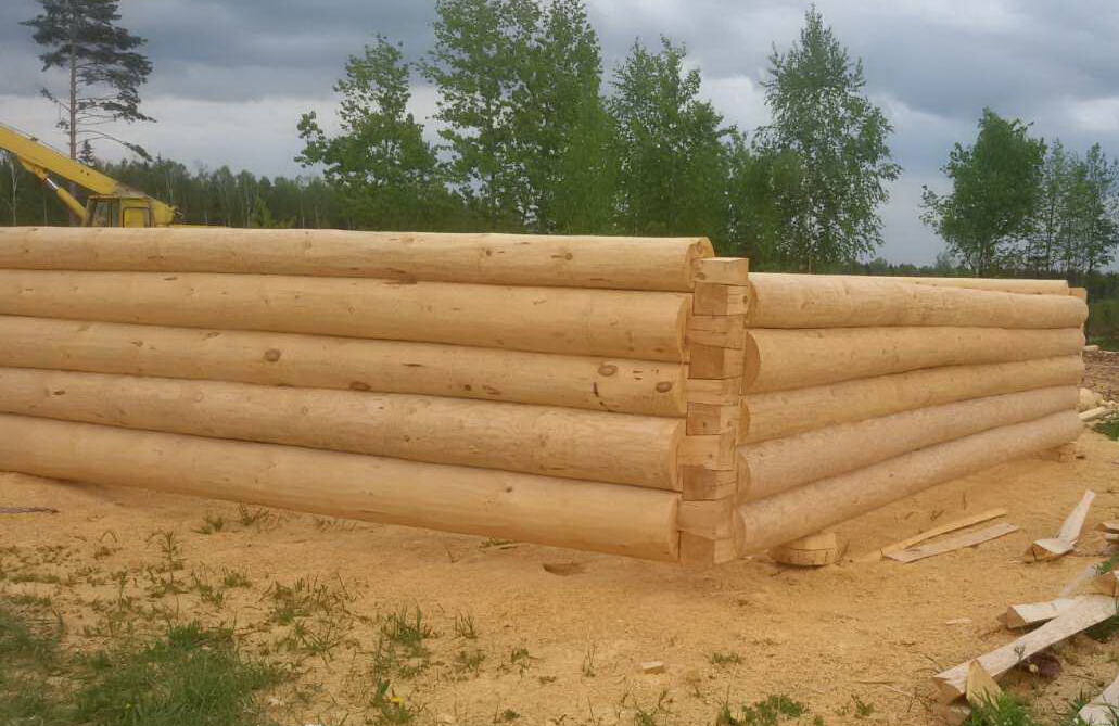 Готовый сруб 6х8м со стропильной системой