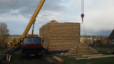 Срубы бань и домов дешево