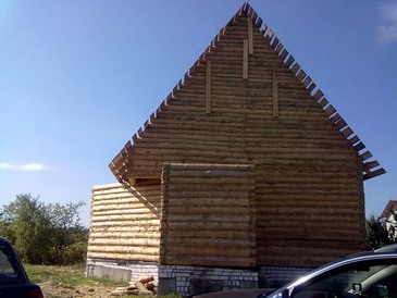 Срубы бань и домов дешево
